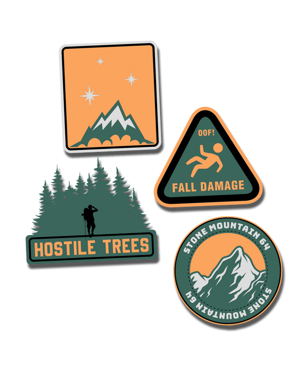 StoneMountain64 Camping Signs (4 pack)